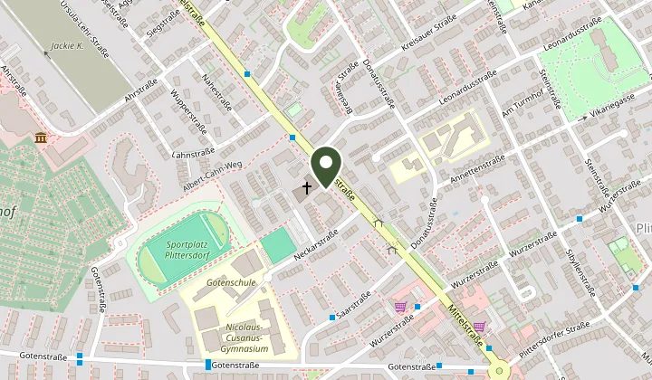 Lageplan: Körnerstr. 28, 53175 Bonn – Bad Godesberg